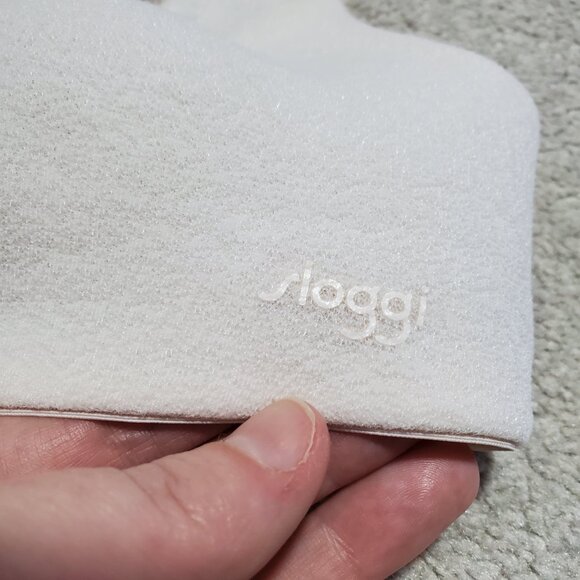 SLOGGI 2 Pack Bundle of Oxygene Infinite T-Shirt Soft Bras Ivory Black Womens XS - Picture 4 of 16